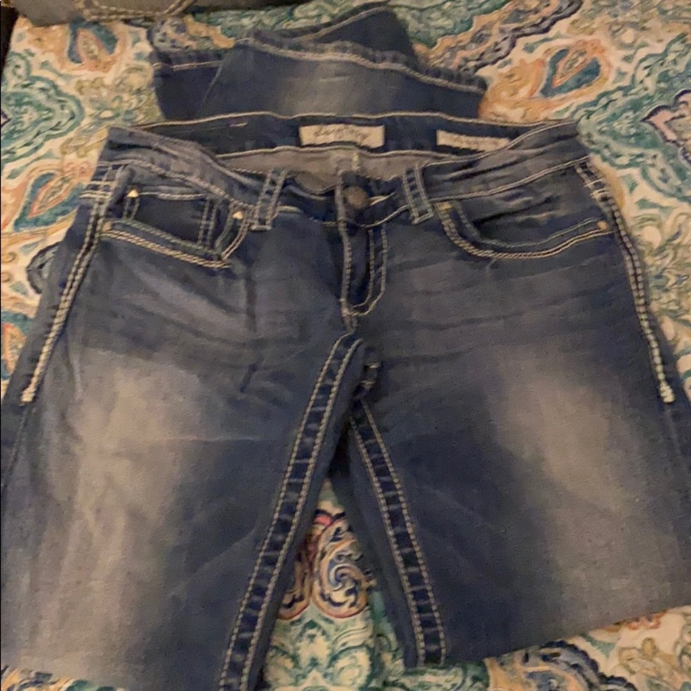 Day trip double stitched jeans